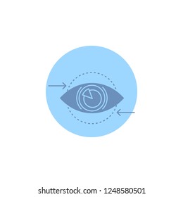 Business, eye, marketing, vision, Plan Glyph Icon.