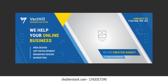 Business Facebook Cover And Banner Template
