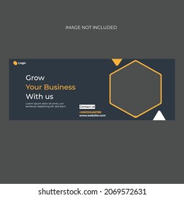 Business facebook cover post banner or Instagram post banner.