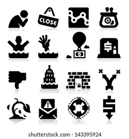 Business Failure Icons