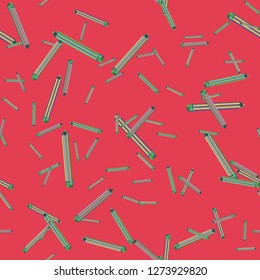Business fairy multicolor pencil background seamless pattern.