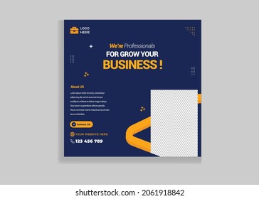 Business And Fashion Social Media Post Design Element And Suitable