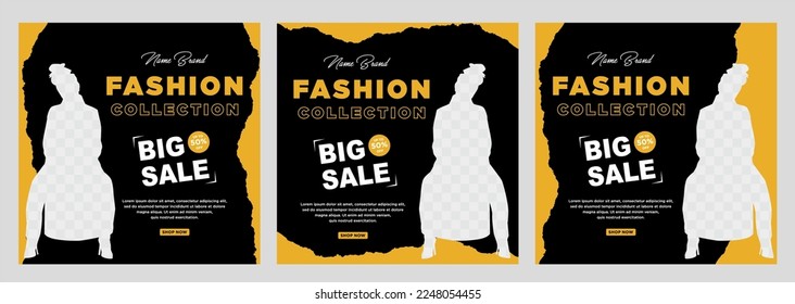 Business Fashion social media post template