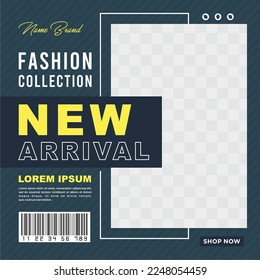 Business Fashion social media post template
