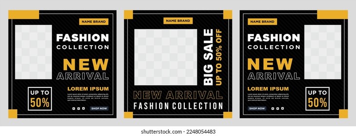 Business Fashion social media post template