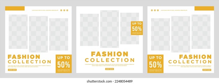 Business Fashion social media post template