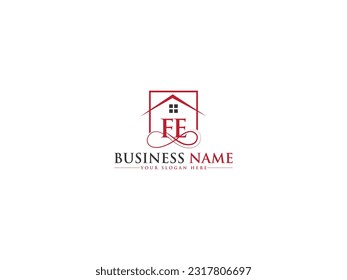 Business FE Real Estate Logo Symbol