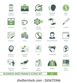 Business and FIinance Icons Set 02