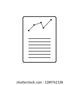 Business file document with check mark sign vector icon - Vector