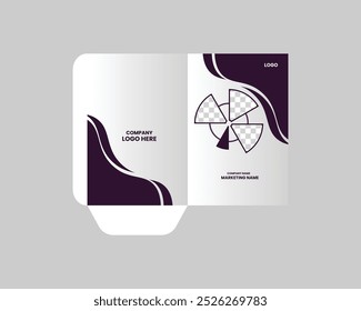 modelo de design de pasta de arquivos corporativos.