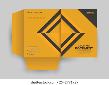 Modelo de design de pasta de arquivos corporativos