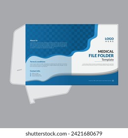 Business File folder template, Corporate File Folder Mock Up Design, File Folder Presentation