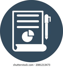 Business file Isolated Vector icon which can easily modify or edit


