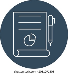 Archivo de negocio Isolación Vector icono que puede modificar o editar fácilmente

