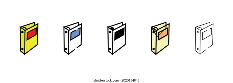 business files vector type icon