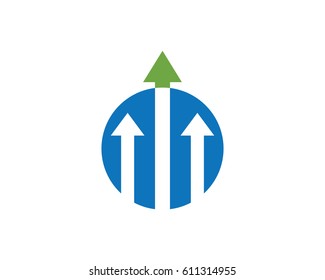 Business Finance Arrow Logo