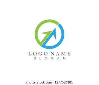 Business Finance Arrow Logo and symbol icon