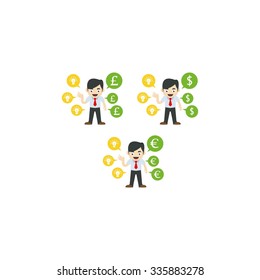  business and finance character 