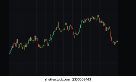 business finance chart graph data growth stock market investment vector. financial forex diagram profit concept trade currency exchange illustration. money analysis graphic candlestick digital bar.