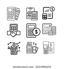 Business and finance concept with charts, graphs, money, and briefcase, symbolizing growth, strategy, investment, and success.