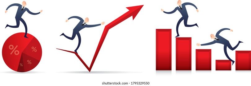 Business and Finance Concept: Risks x Results