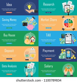 Business and Finance Conceptual Banner Design