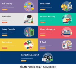 Business and Finance Conceptual Banner Design