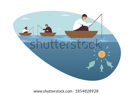 Business, finance, currency mining concept