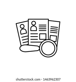 Business, finance, documents icon. Element of business icon