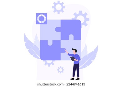Business Finance Flat Design Illustration