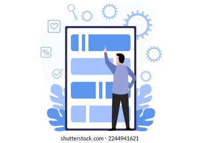 Business Finance Flat Design Illustration
