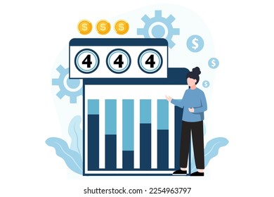 Business Finance Flat Design Illustration