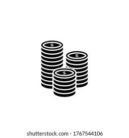 Business & Finance Flat Icon Coin
