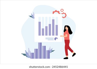 Business Finance Flat Illustration Design