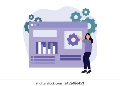 Business Finance Flat Illustration Design
