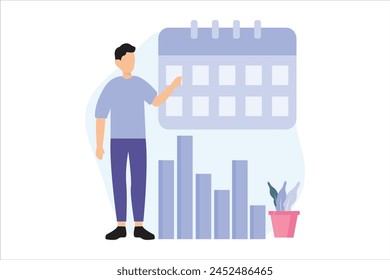 Business Finance Flat Illustration Design