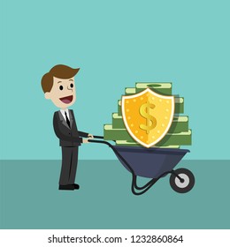 Business and finance. Flat style vector illustration clipart.