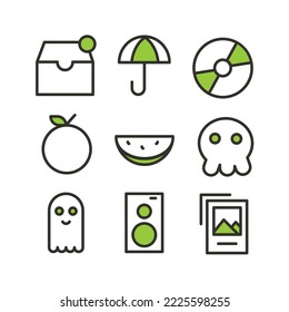 business, finance, food icon set illustration. vector design that is perfect for applications, apps, websites, banners, templates, billboards.