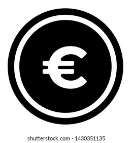 Business & Finance glyph black solid line icon