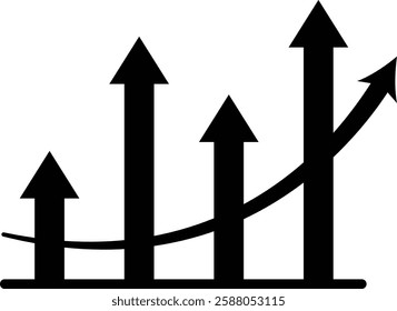 Business Finance Growing Chart Icon