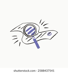Business and finance hand-drawn icons set. Sketch-style illustrations of financial growth, data analysis, investment, and digital marketing. Flat vector doodle collection for business presentations