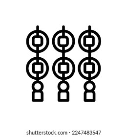 business and finance icon with isolated vektor and transparent background