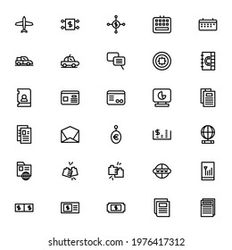 business and finance icon or logo isolated sign symbol vector illustration - Collection of high quality black style vector icons
