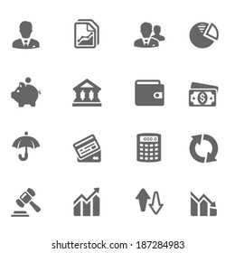 Business & Finance Icon Set