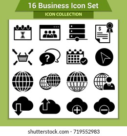 Business Finance icon set