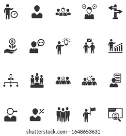 Business and Finance Icon Set 4 - Grey Series