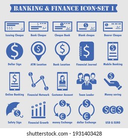 Business And Finance Icon Set Vector