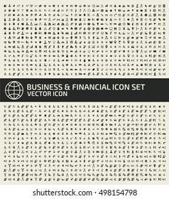 Business And Finance Icon Set,clean Vector