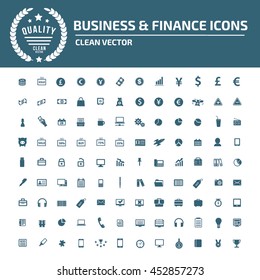 Business and finance icon set,vector