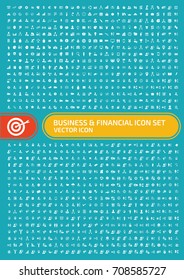 Business and finance icon set,vector